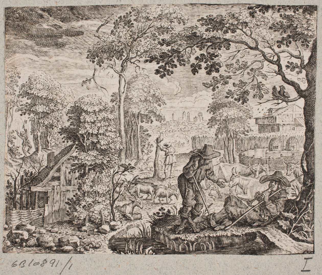 Den første eclogue af Christian Rothgiesser