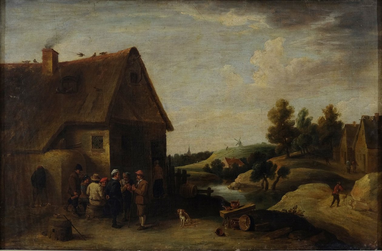 Scene fra livet på landet af Christian Wilhelm Ernst Dietrich