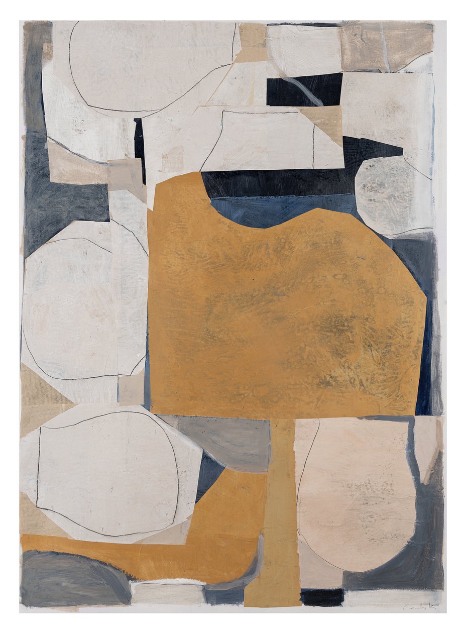 Island Gold, 2023 (grafit på kort) af Christina Fedyk