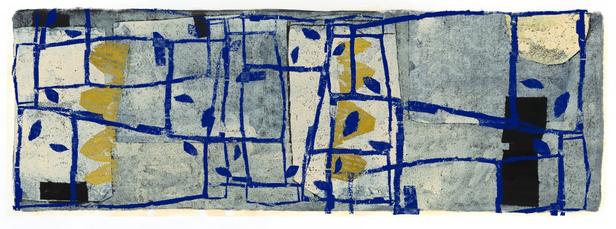 Solhus, 2022 (monoprint) af Christina Fedyk