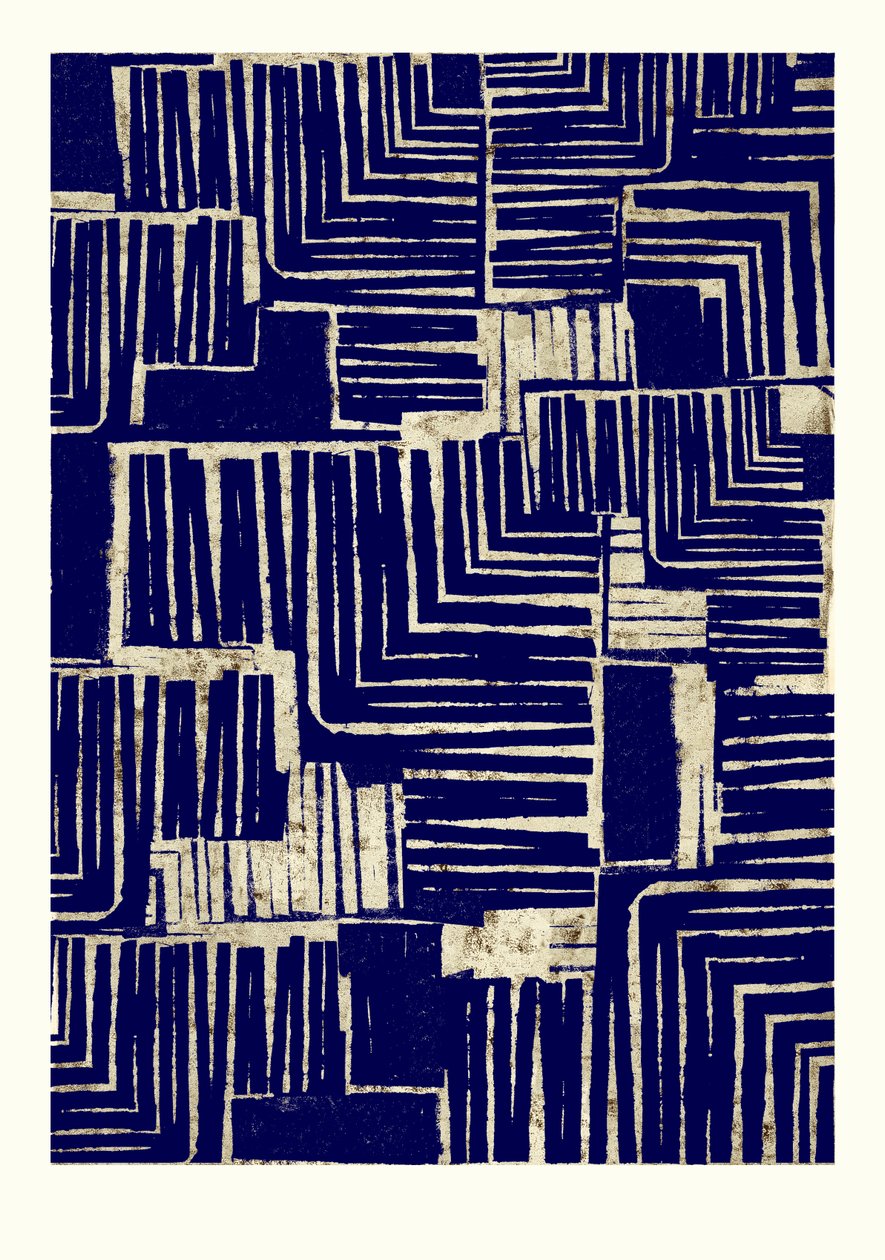 The Levels, 2022 (monoprint) af Christina Fedyk