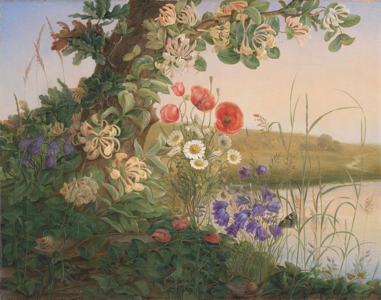 Blomsterstykke af Christine Løvmand