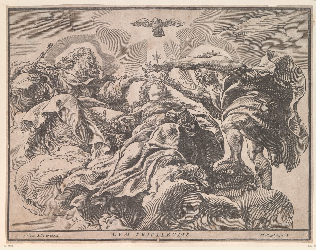Marias kroning af Christoffel Jegher