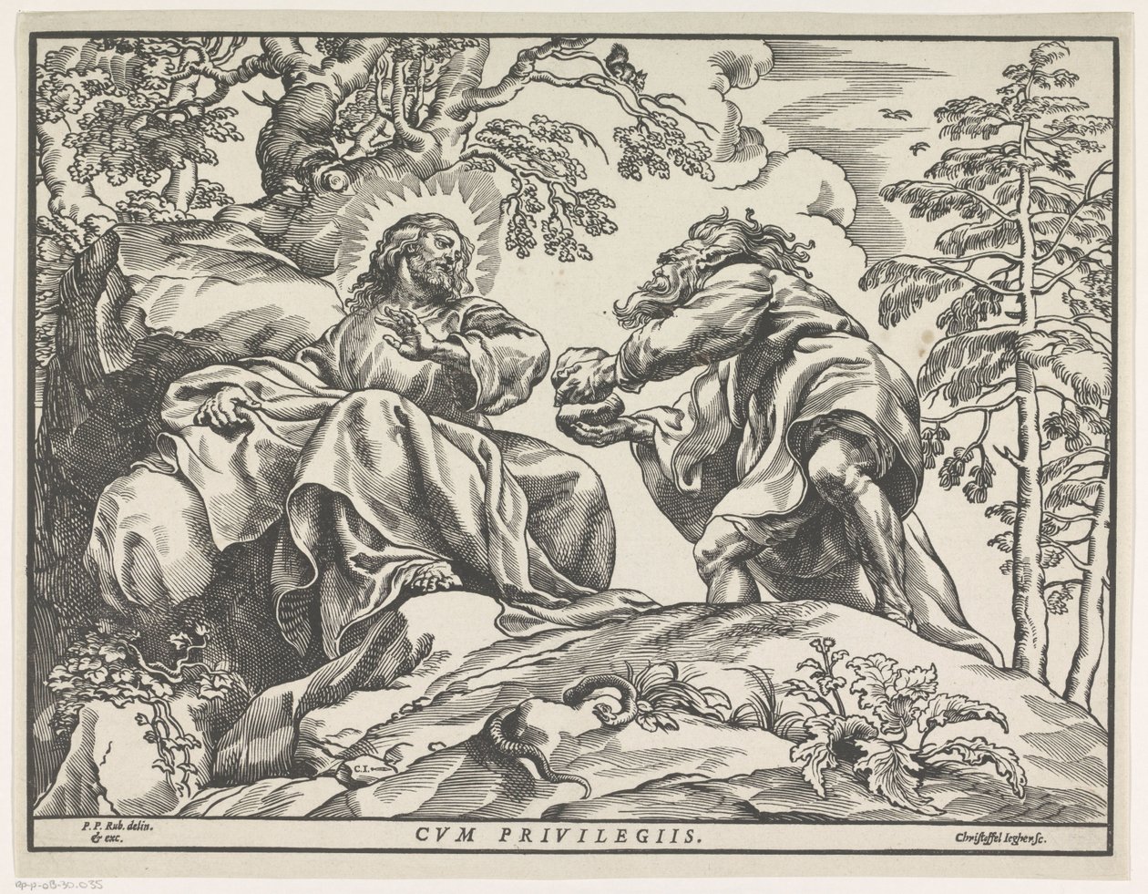 Kristi fristelse af Christoffel Jegher