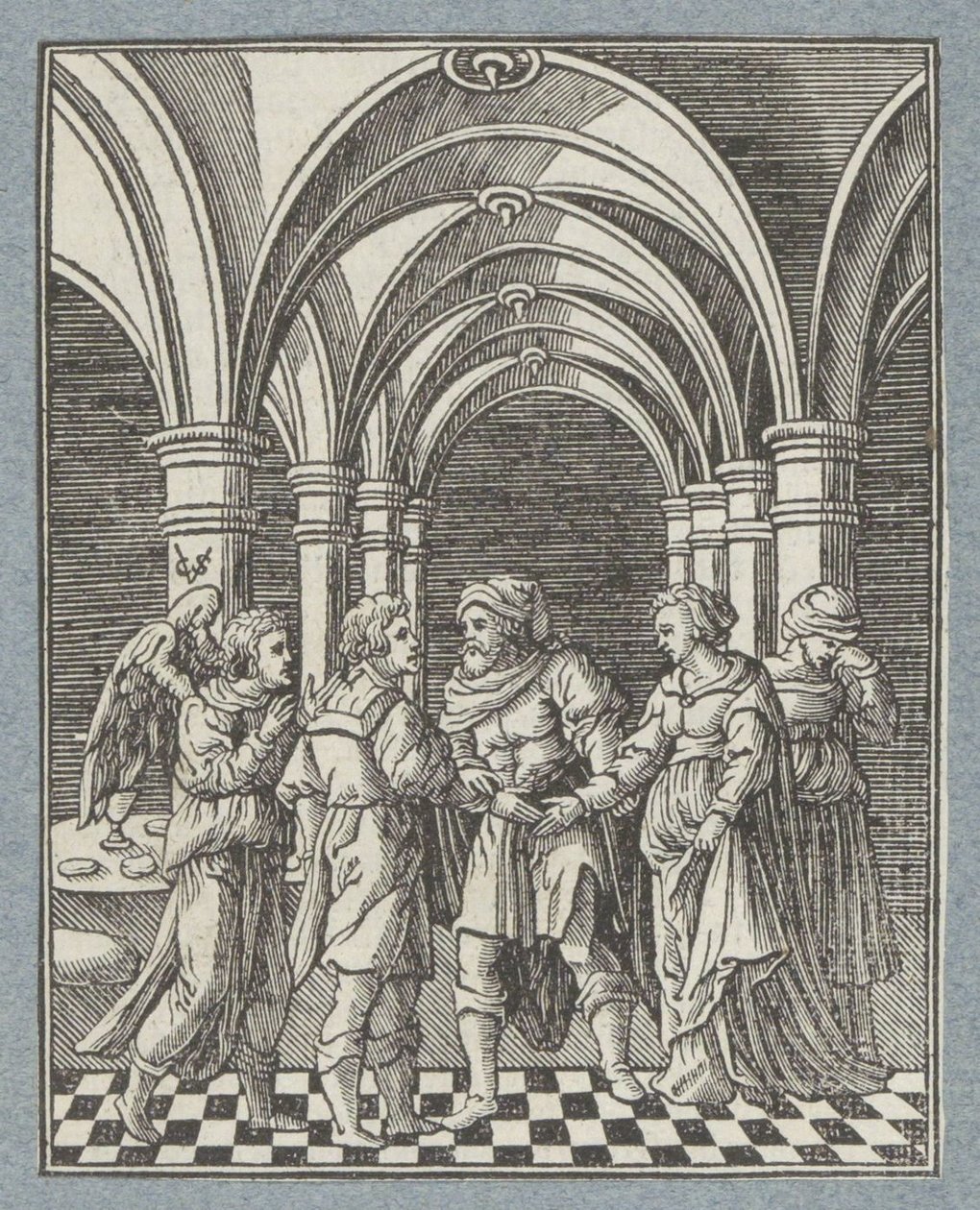 Tobias og Saras ægteskab af Christoffel van Sichem (II)