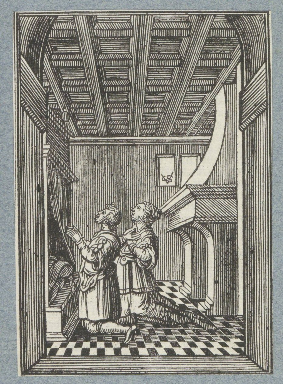 Tobias og Saras bryllupsnat af Christoffel van Sichem (II)