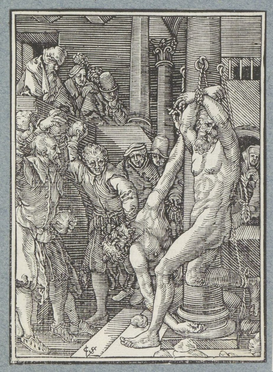 Stening af de ældre af Christoffel van Sichem (II)