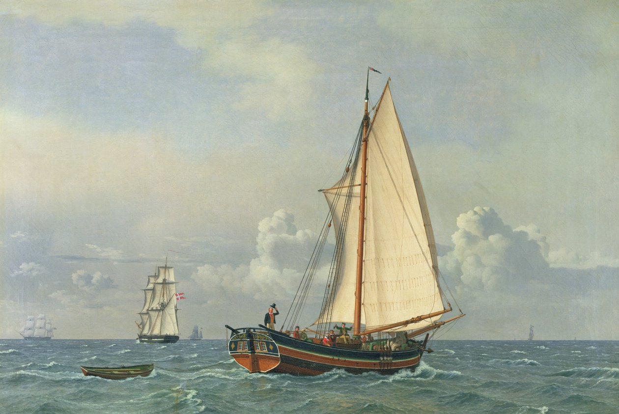 Havet, 1831 af Christoffer Wilhelm Eckersberg