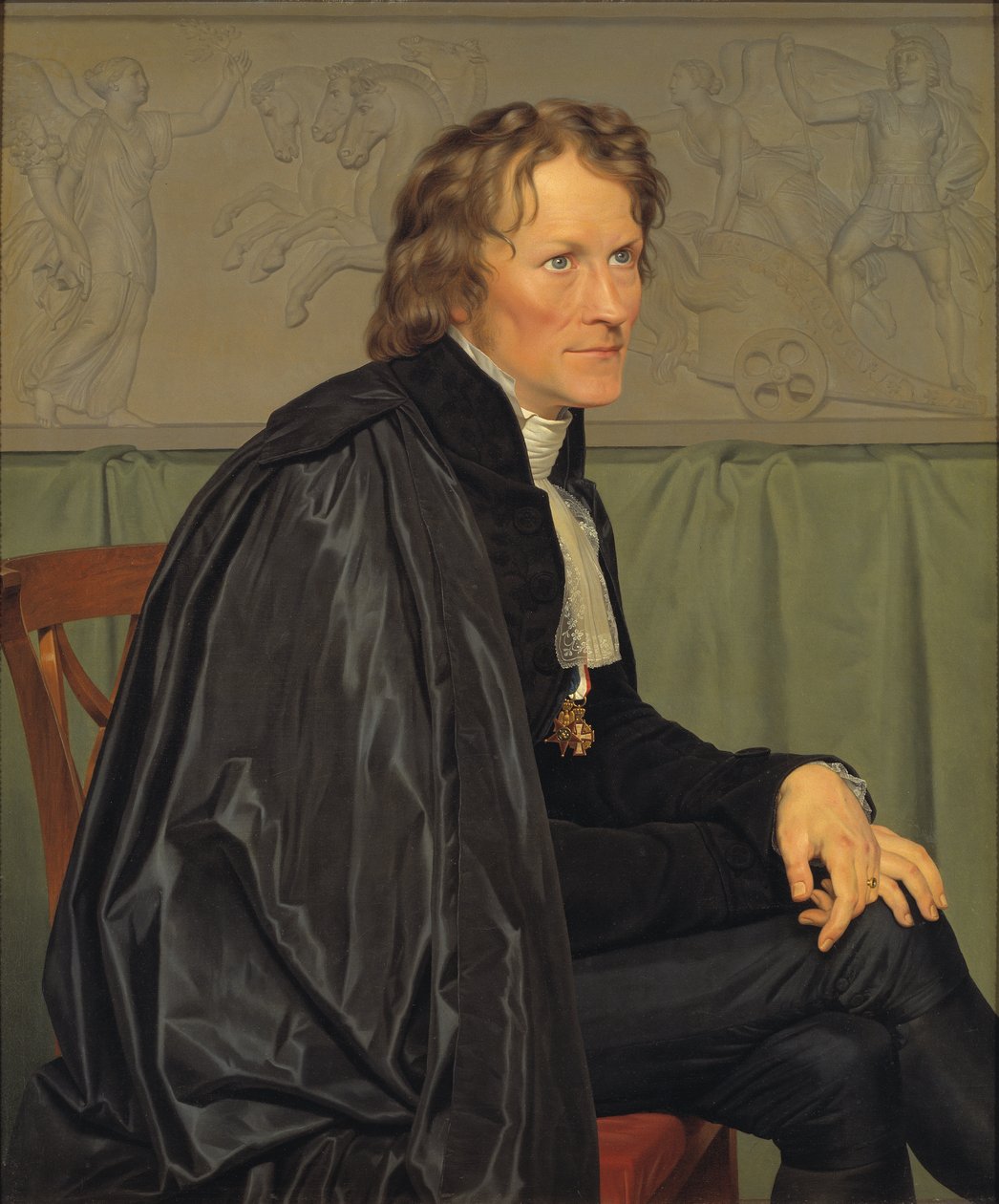 Bertel Thorvaldsen (1770-1844) af Christoffer Wilhelm Eckersberg