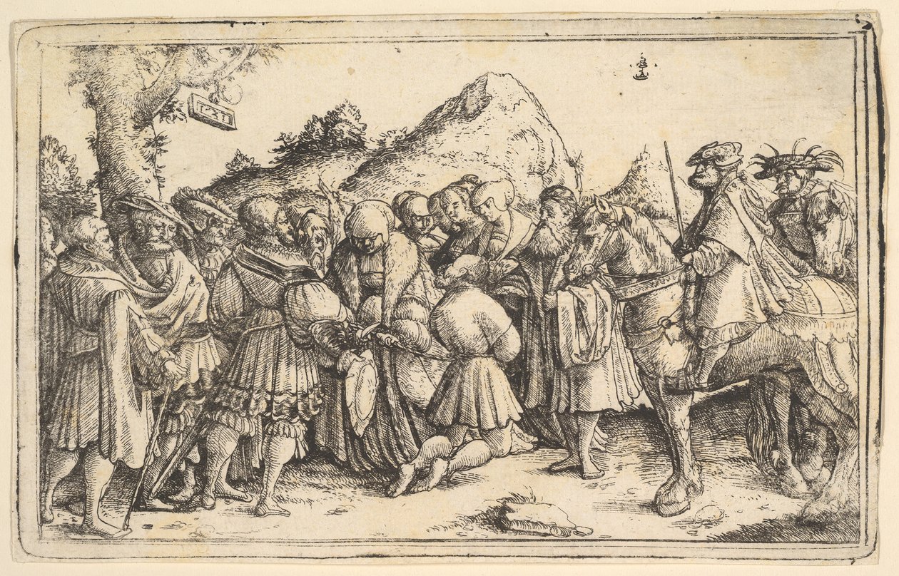 Benådning af en kriminel, 1531. af Christoph Bockstorffer