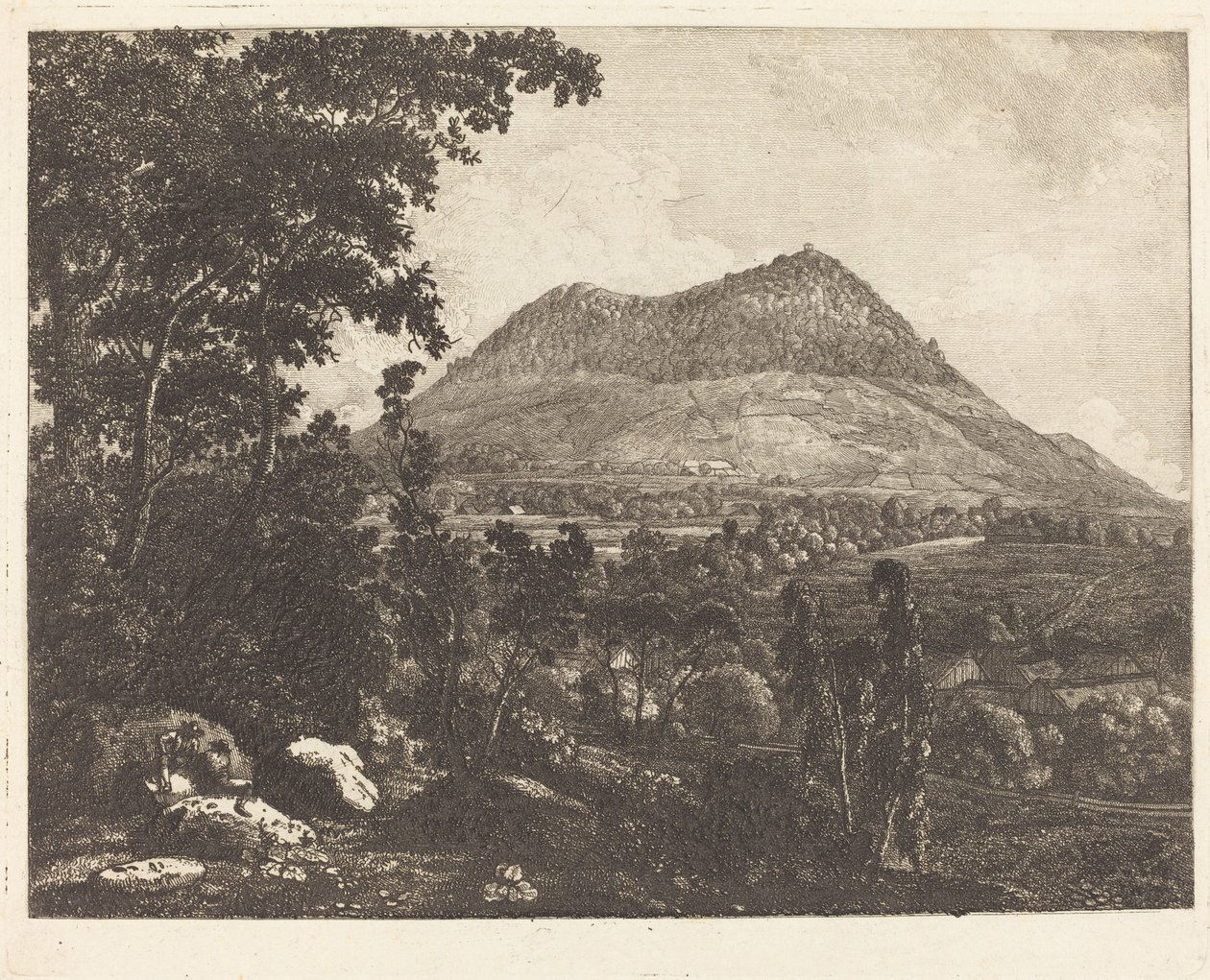 Landeskrone-bjerget nær Goerlitz af Christoph Nathe