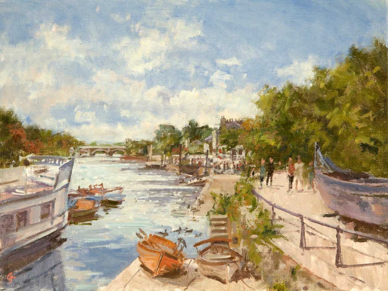 Themsen ved Richmond, 2012 af Christopher Glanville