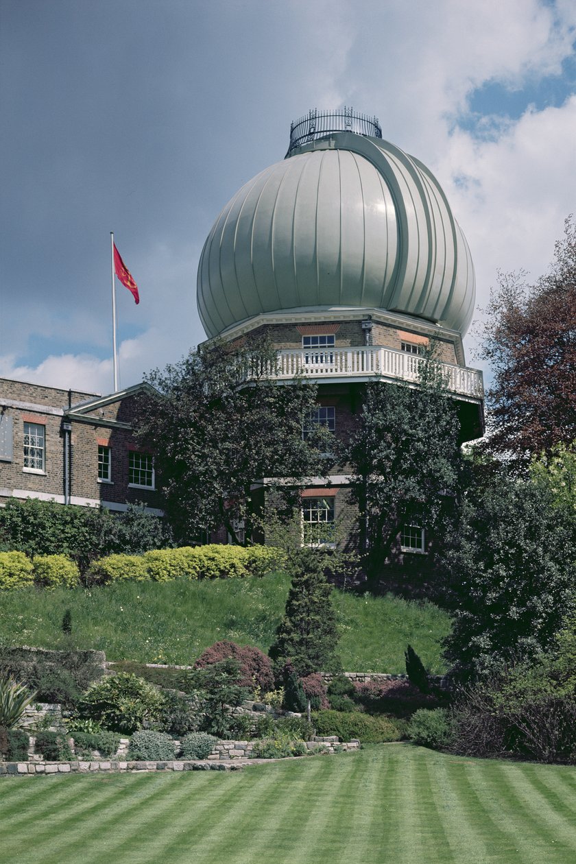 Det gamle kongelige observatorium, Greenwich, 1675 af Christopher Wren