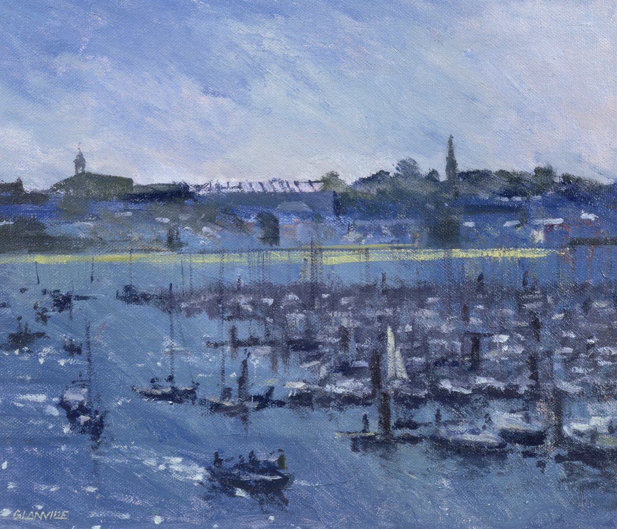 St. Malo (olie på lærred) af Christopher Glanville