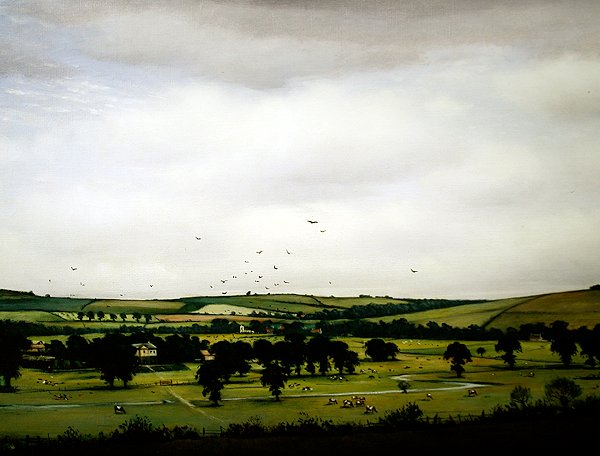 Et engelsk landskab af Christopher Richard Wynne Nevinson
