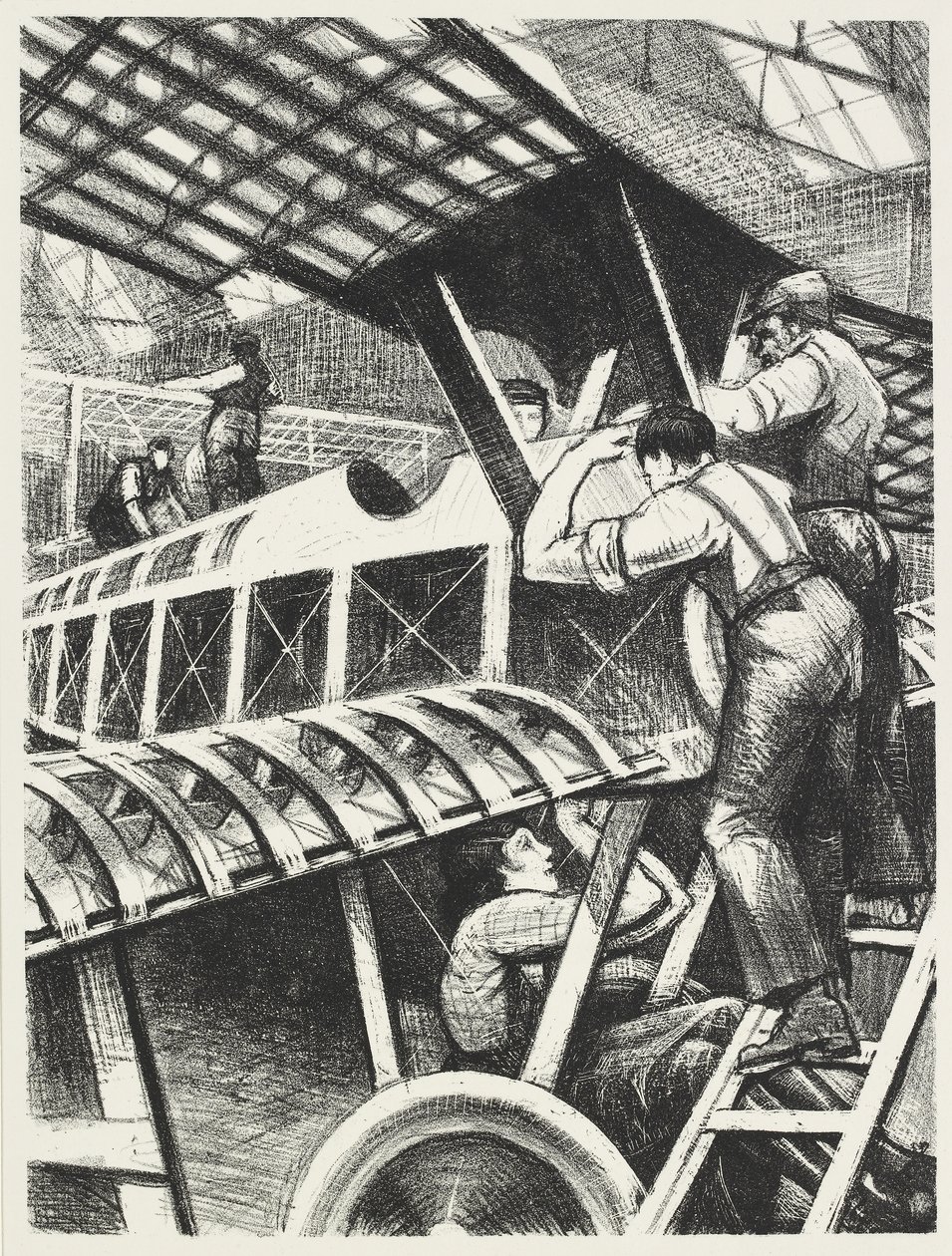 Samling af dele, 1917 af Christopher Richard Wynne Nevinson