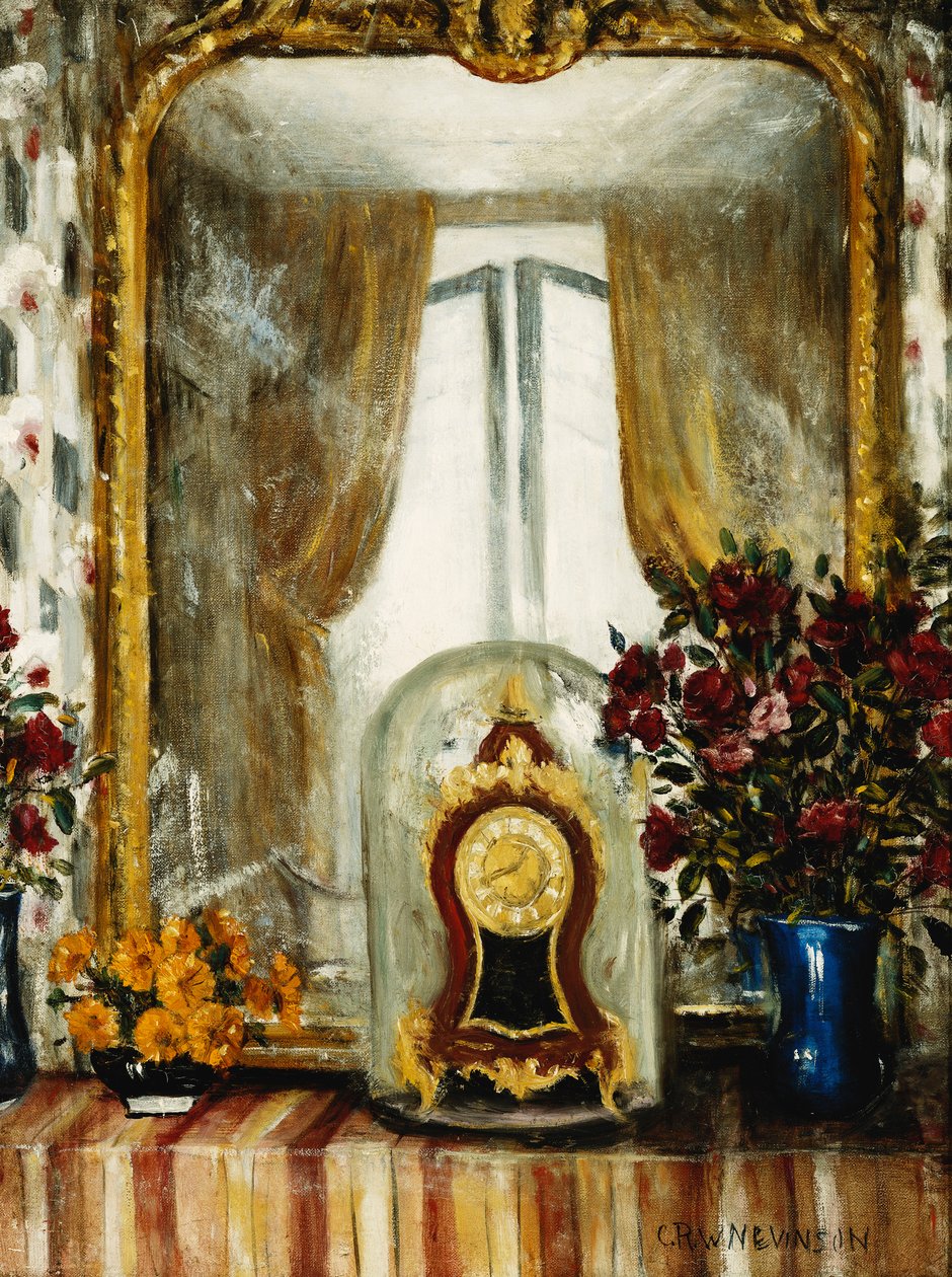 Mantelpiece, Frankrig, af Christopher Richard Wynne Nevinson