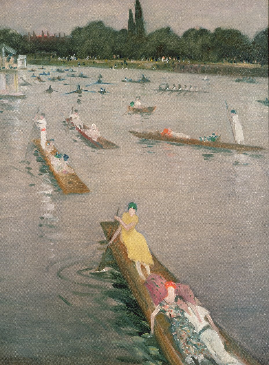 Regatta ved Henley af Christopher Richard Wynne Nevinson