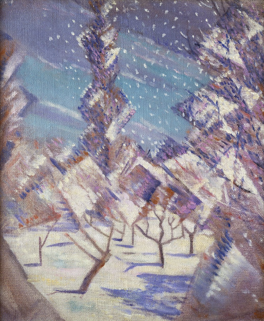 De fire årstider: vinter, ca. 1919 af Christopher Richard Wynne Nevinson