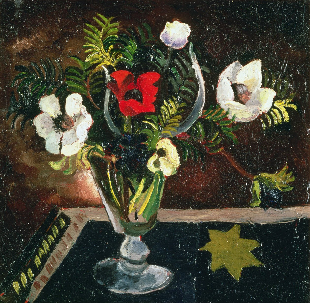 Stilleben af blomster af Christopher Wood