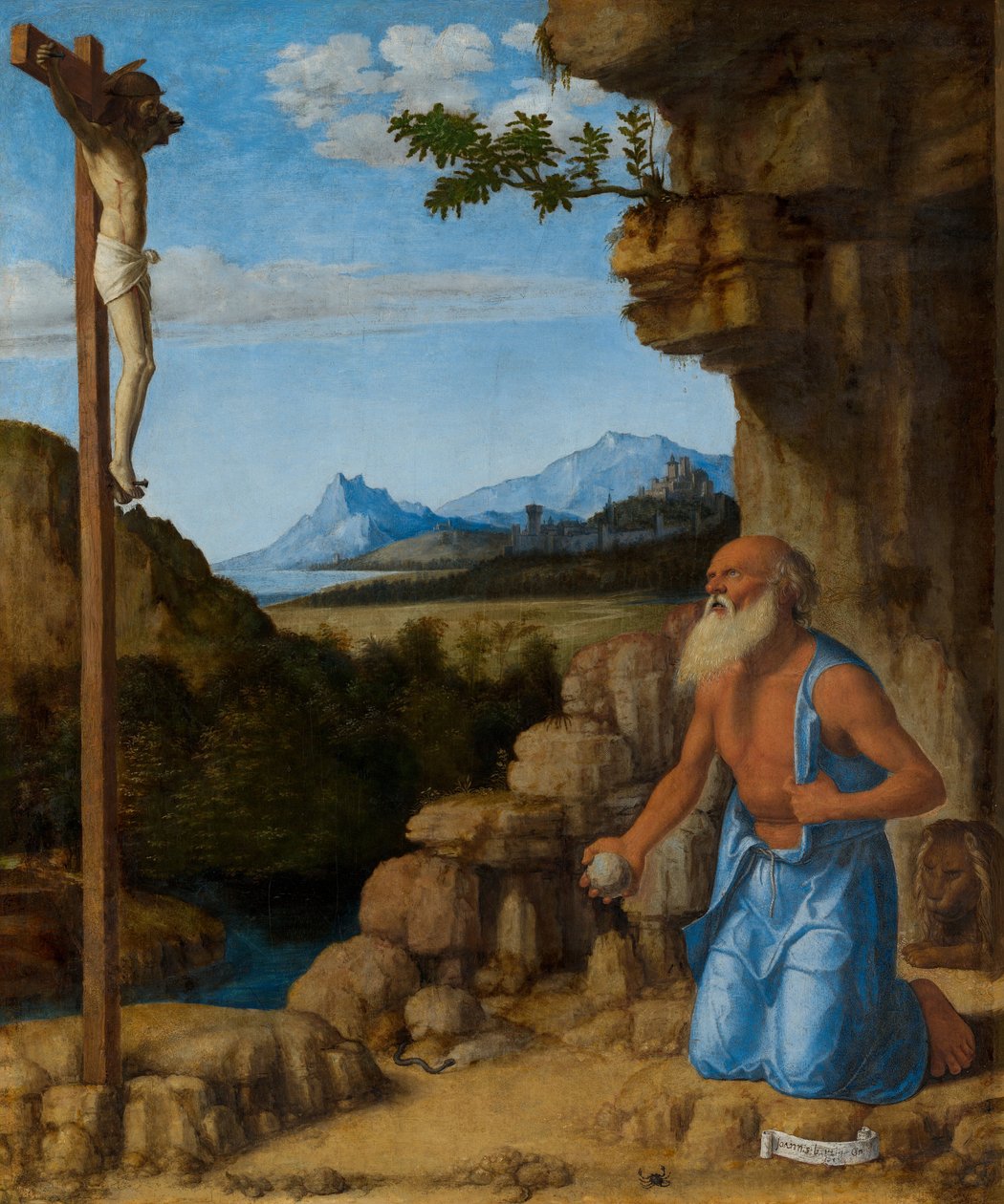 Sankt Hieronymus i ørkenen af Cima da Conegliano