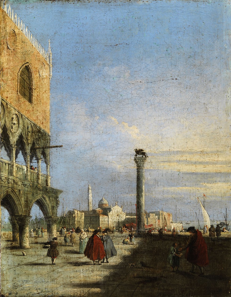 Markuspladsen af Francesco circle of Guardi