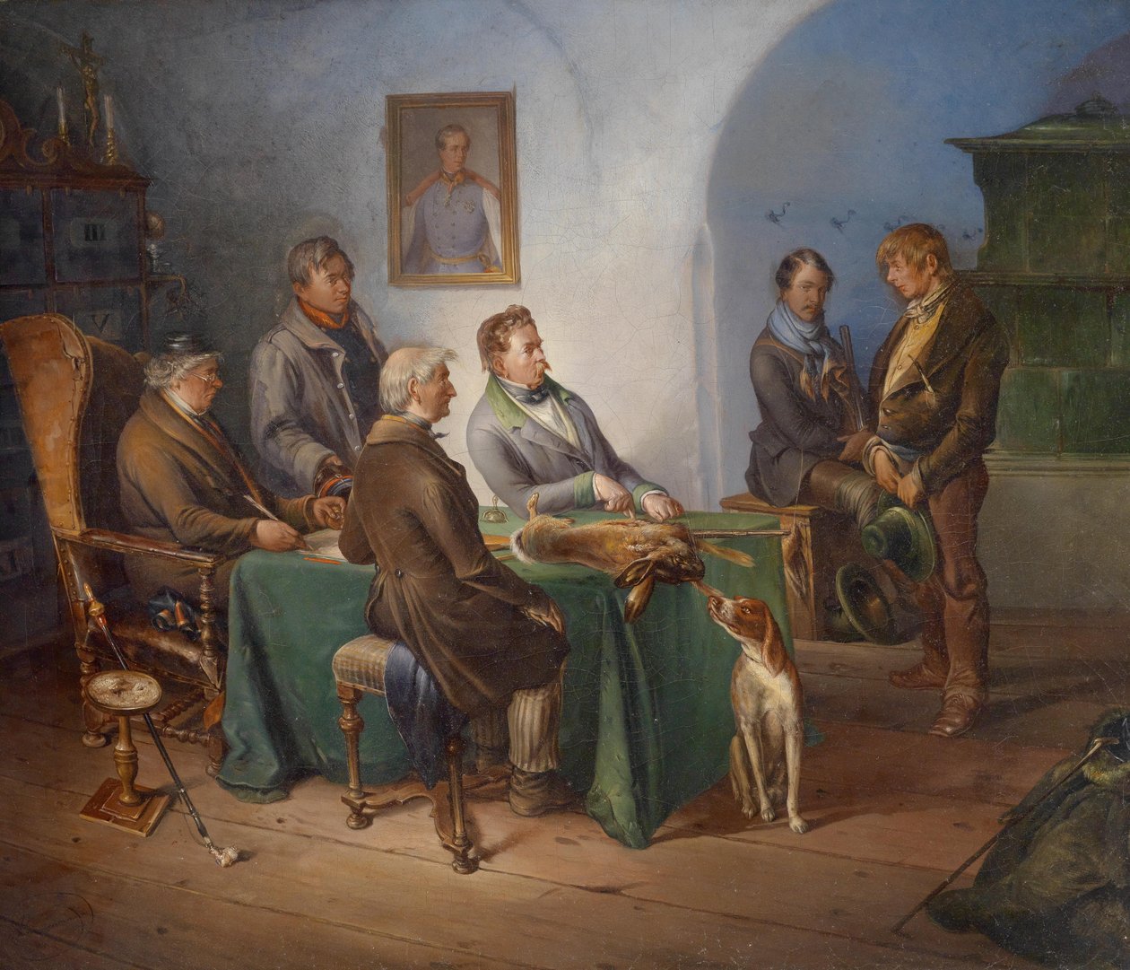Den vilde tyv af Circle of Josef Danhauser