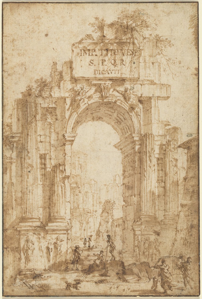 Titusbuen af Circle of Giovanni Paolo Panini