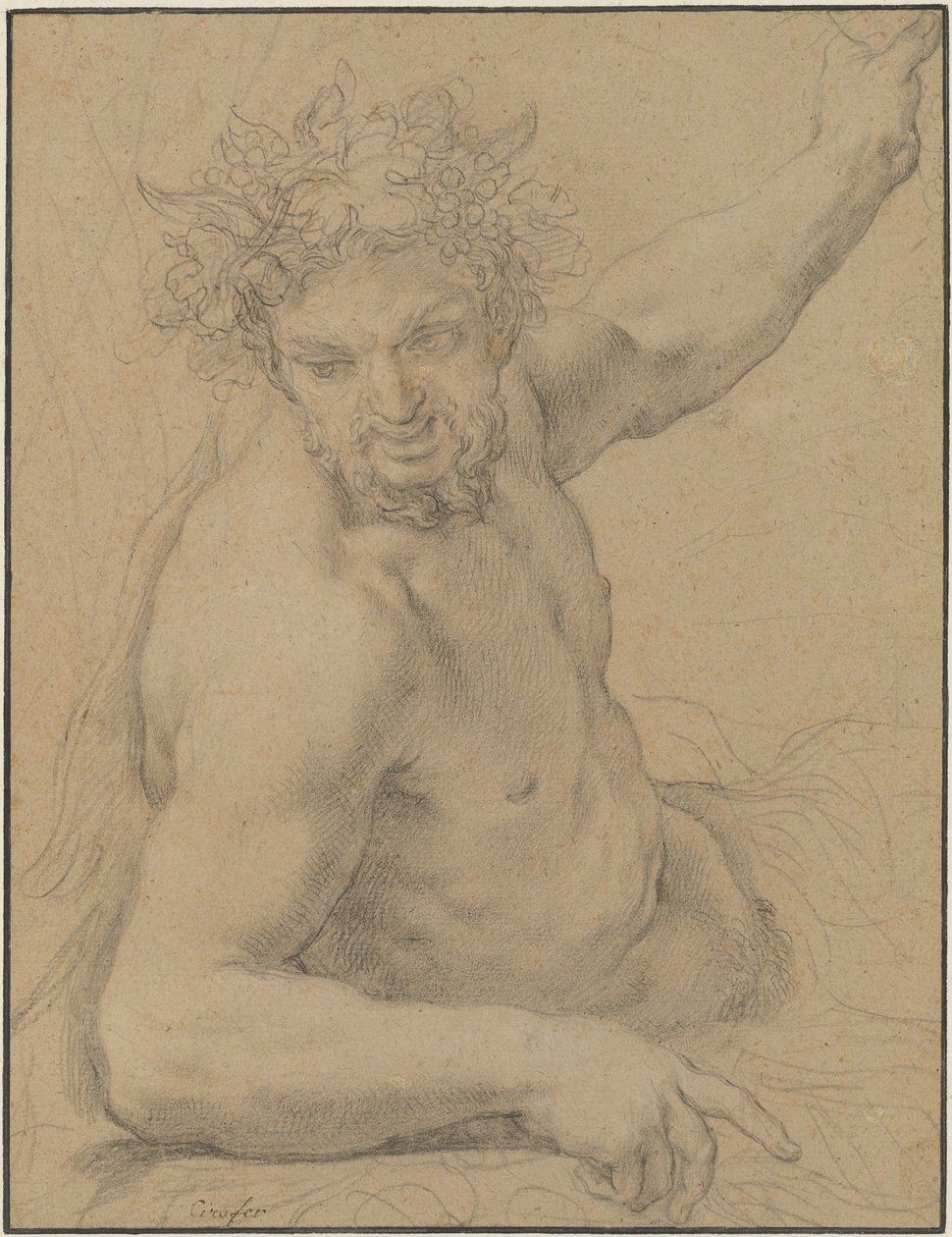 Faun Liggende af Ciro Ferri