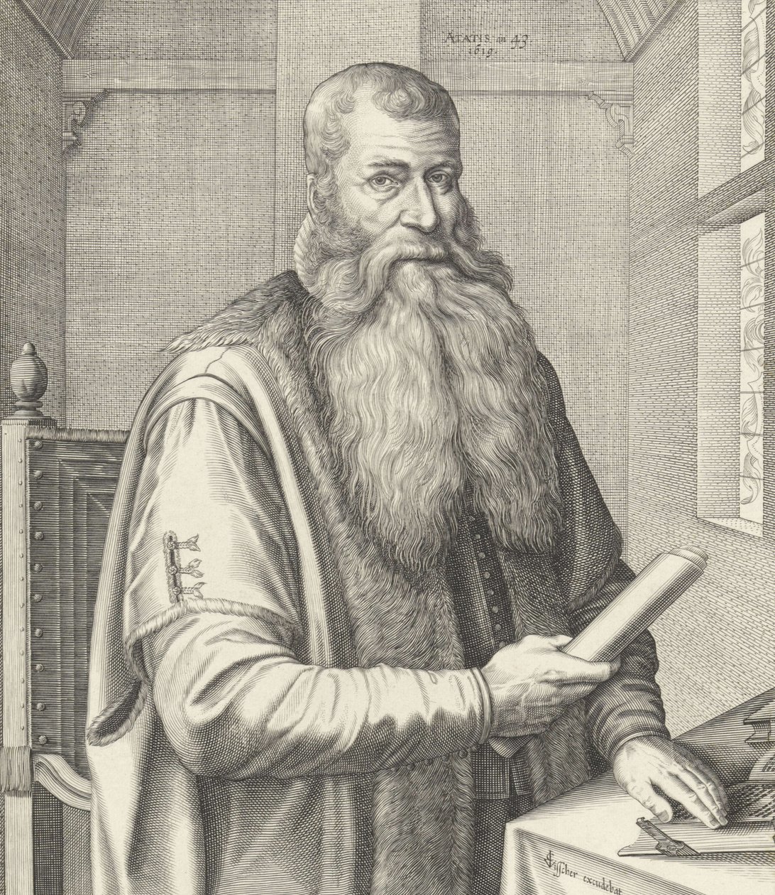 Johann Bogermann (1576-1637) af Claes Jansz Visscher