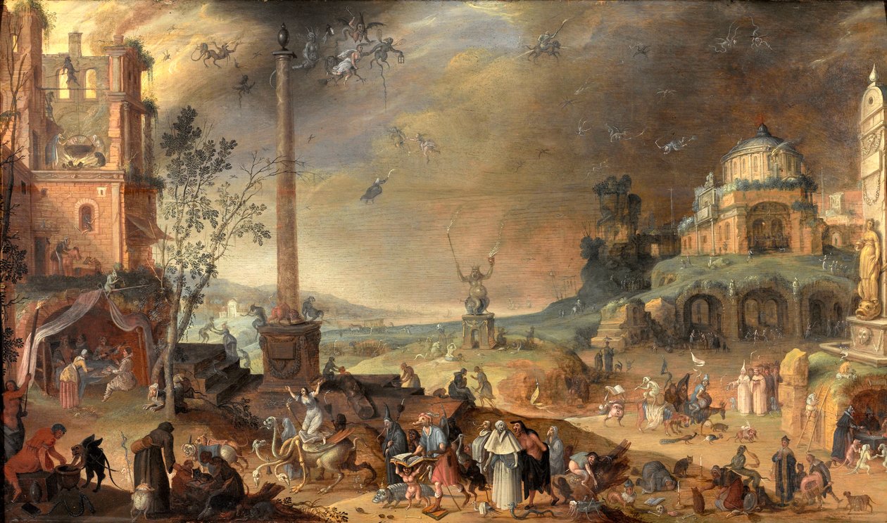 Heksenes sabbat af Claes Jacobsz. van der Heck