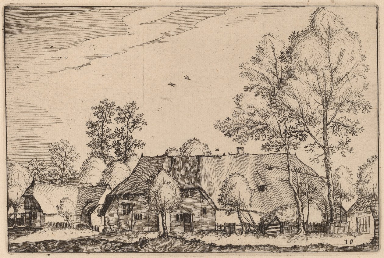 Stor Gård af Claes Jansz Visscher after Johannes van Doetechum, the Elder after Lucas