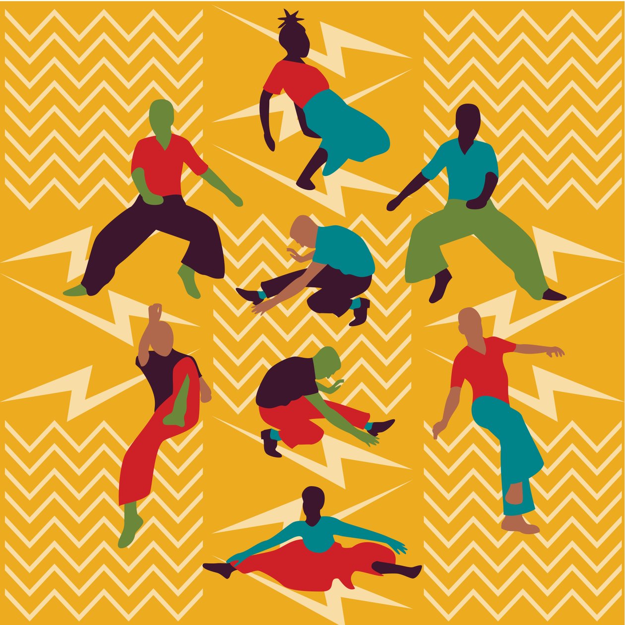 All Night Northern Soul Dancers af Claire Huntley