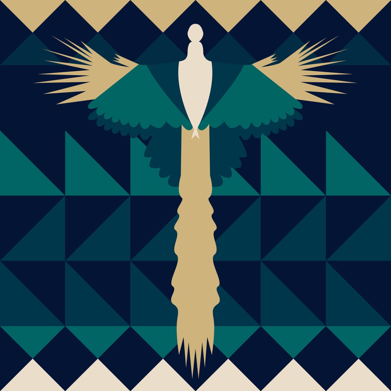 Aztec Peacock af Claire Huntley