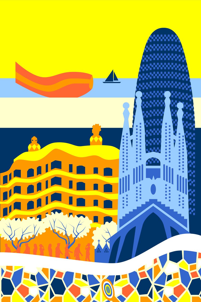 Barcelona af Claire Huntley