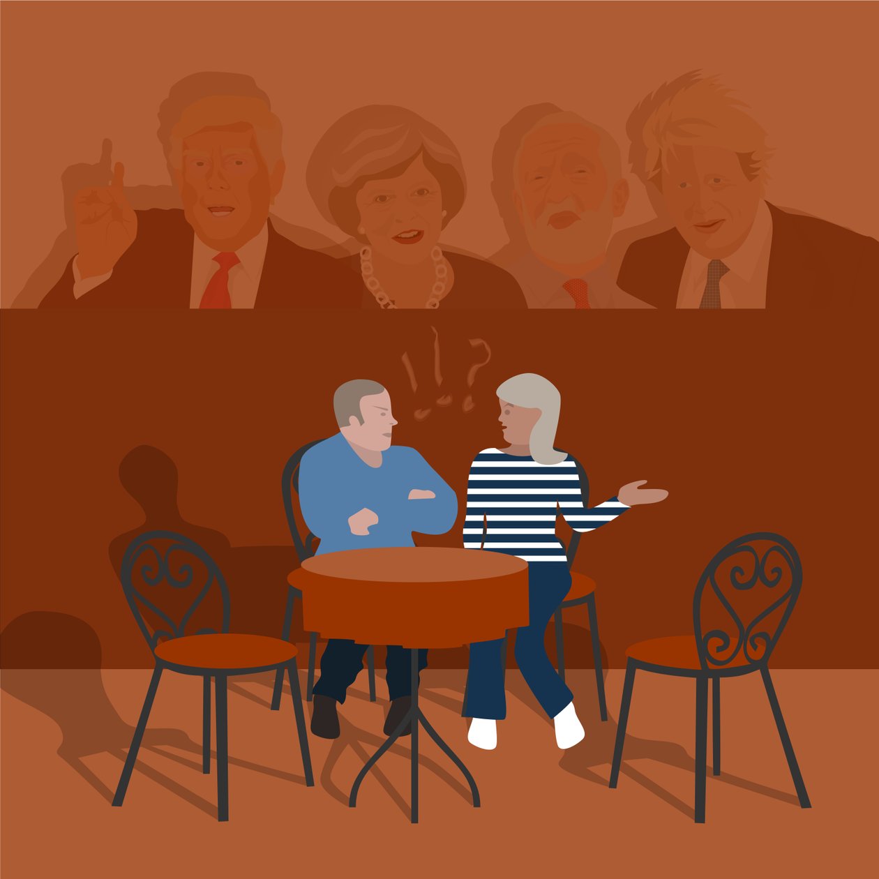 Cafe debat af Claire Huntley