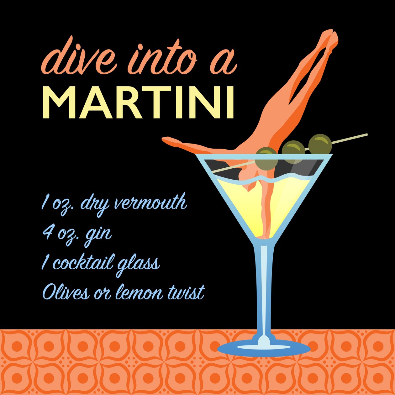 Klassisk Martini af Claire Huntley