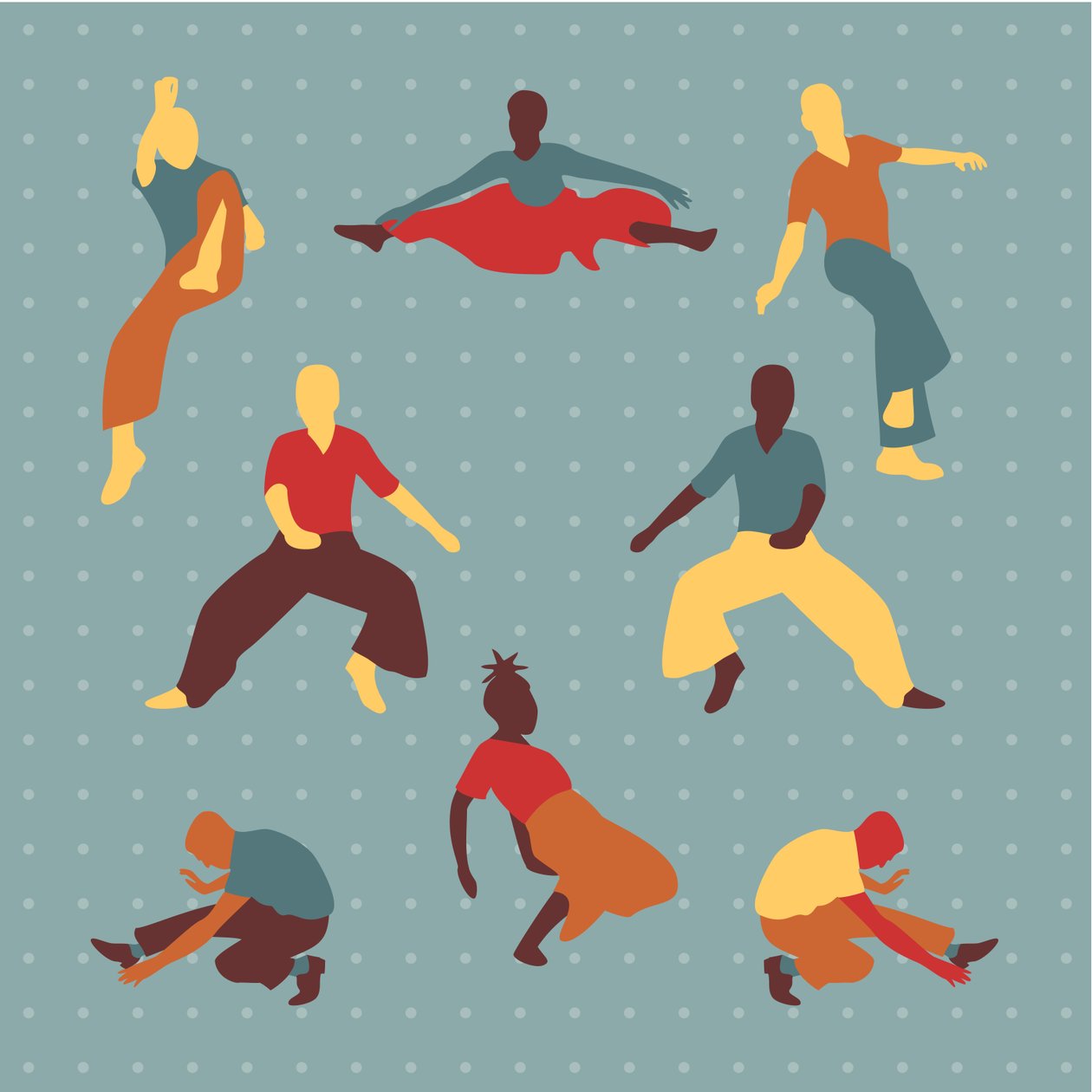Northern Soul Dancers af Claire Huntley