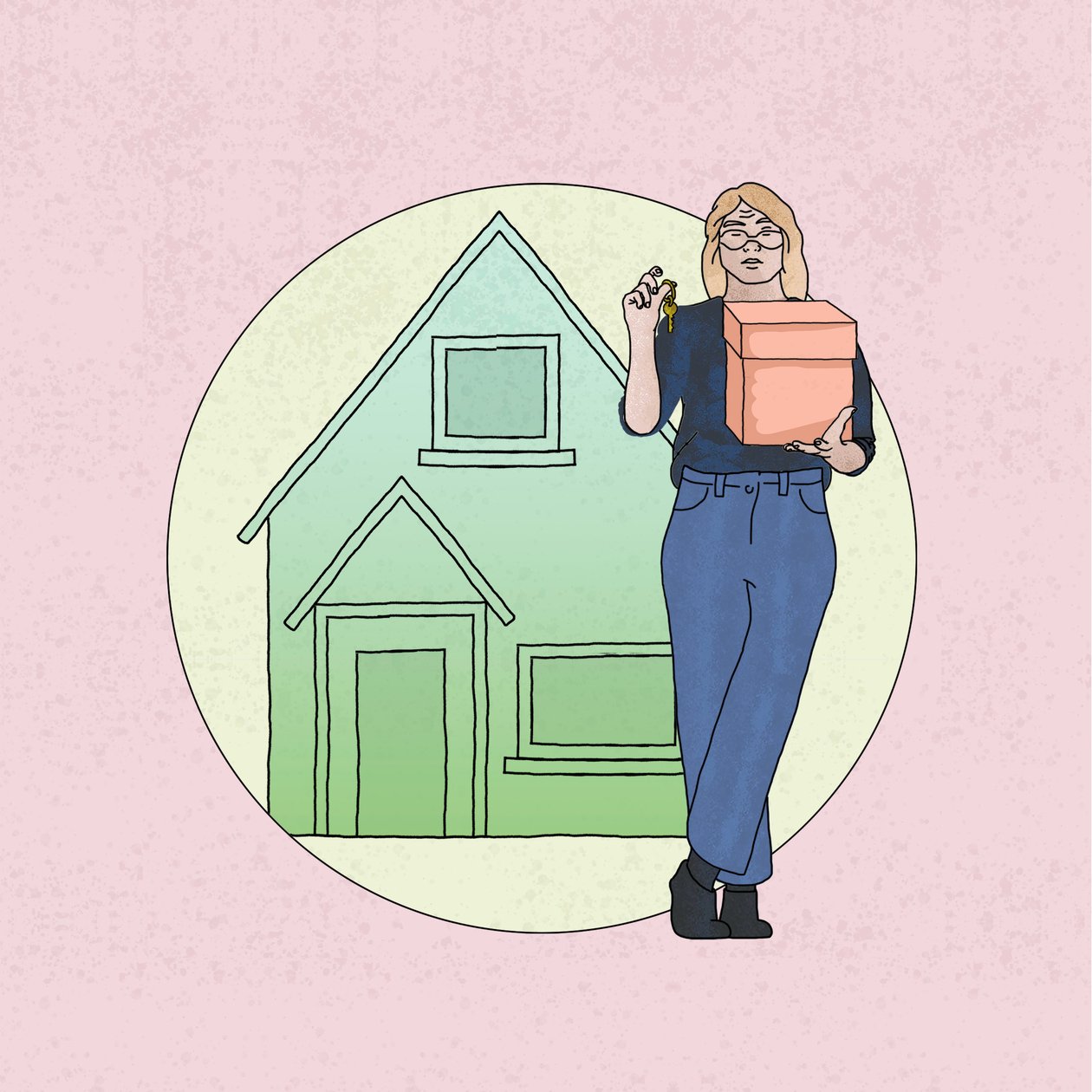 Eget hjem, 2024 (digital) af Claire Huntley