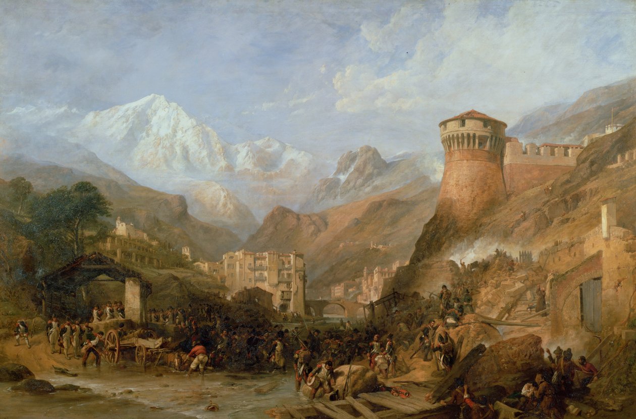 Slaget ved Rovereto, 4. september 1796, 1851 af Clarkson Frederick Stanfield