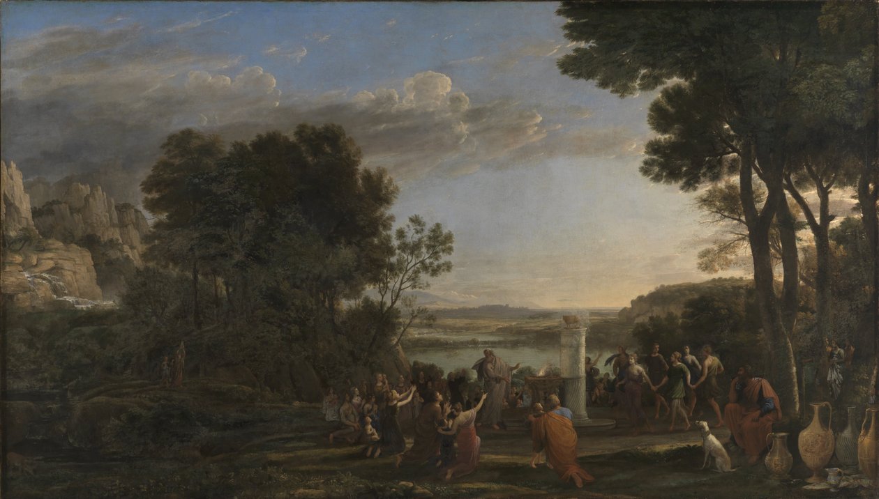 Tilbedelse af guldkalven af Claude Lorrain