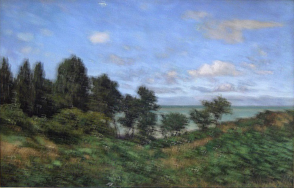 Kystlandskab af Claude Monet