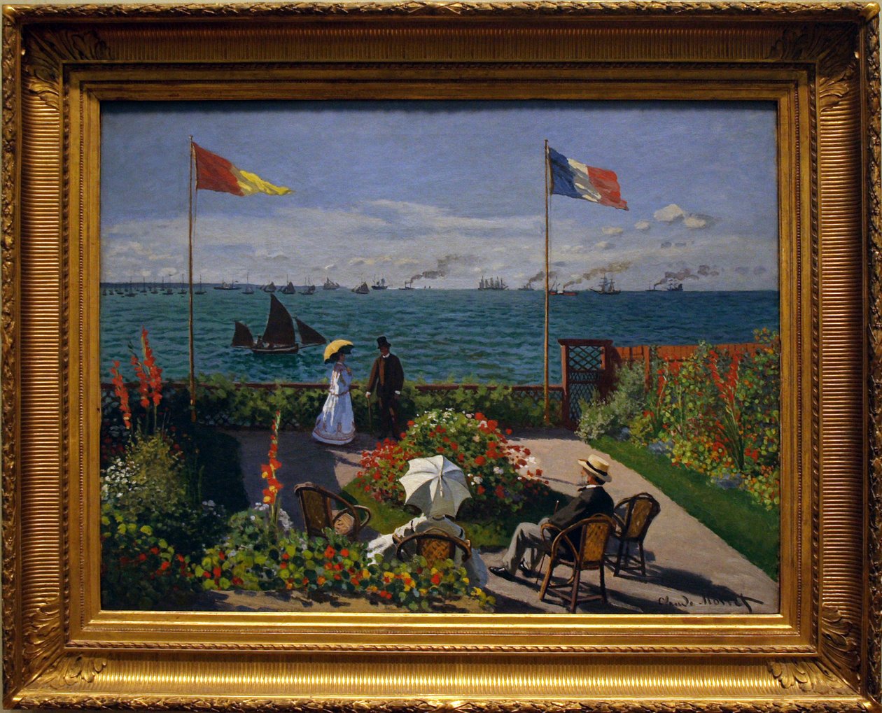 Have ved Sainte Adresser af Claude Monet