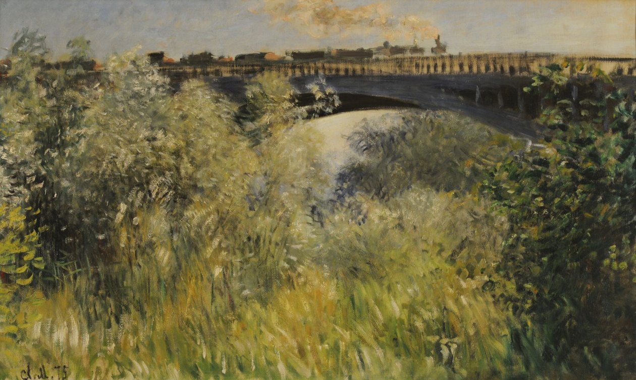 Argenteuiln -broen af Claude Monet
