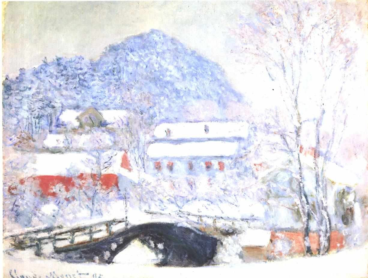 Sandvika, Norge af Claude Monet