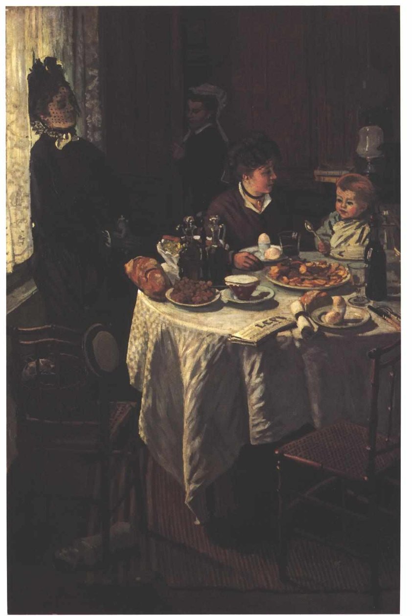 Frokosten Tysk: The Breakfast Francais: Le dejeuner Polski: Sniadanie af Claude Monet