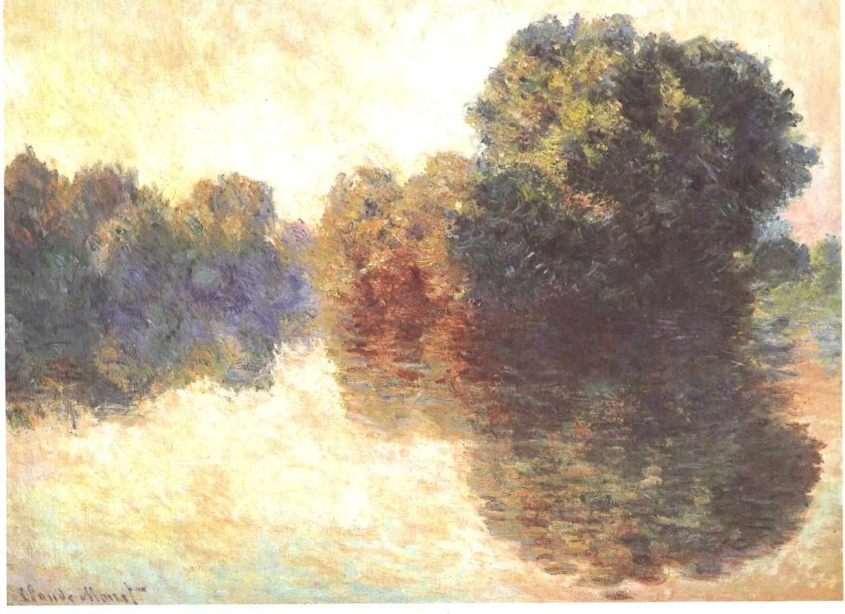 The Seine at Giverny German: The Seine at Giverny Polski: Sekwana w okolicach Givernyn af Claude Monet