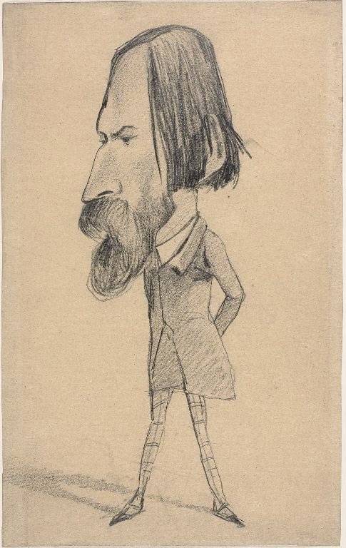 Auguste Vacquerie af Claude Monet