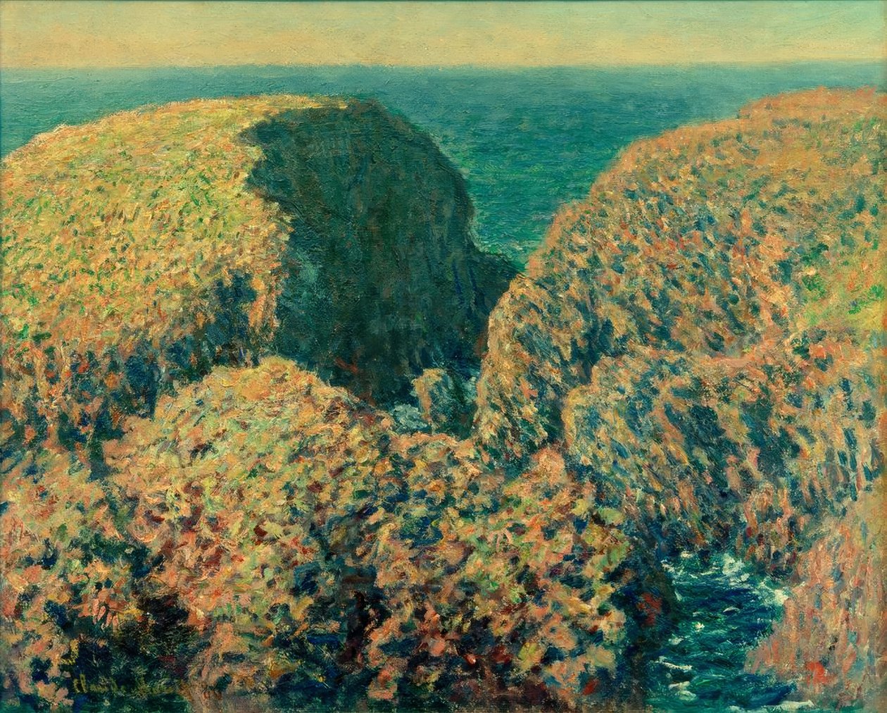 Block of Rocks, Belle-Ile af Claude Monet