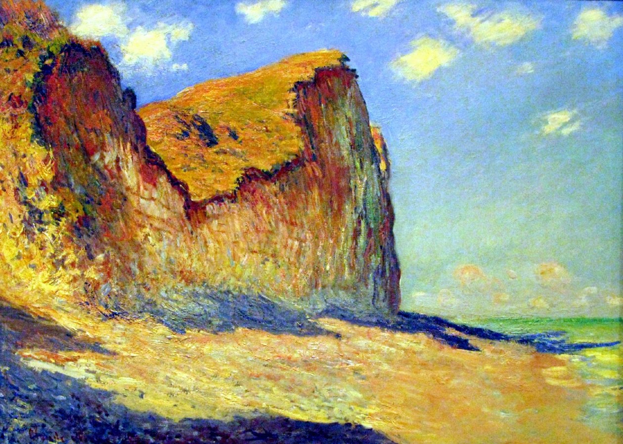 Klipper nær Pourville af Claude Monet
